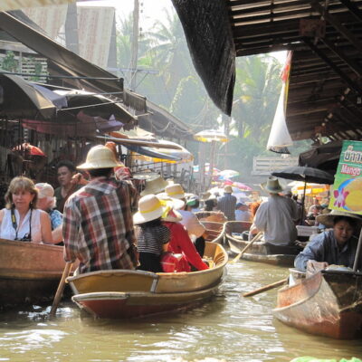Marché Flottant de Bangkok ''Damnoen Saduak’'